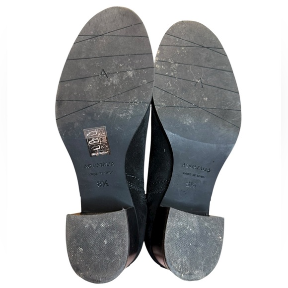 Aquatalia Nova Knee High Suede Boots Size 8.5 - Picture 9 of 14